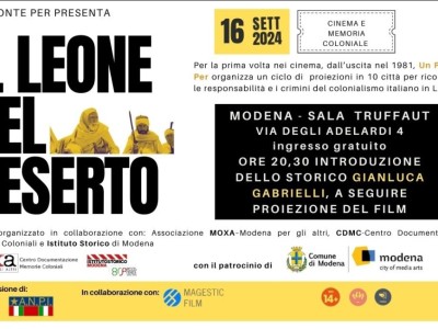 Proiezione del film "Il leone del deserto"