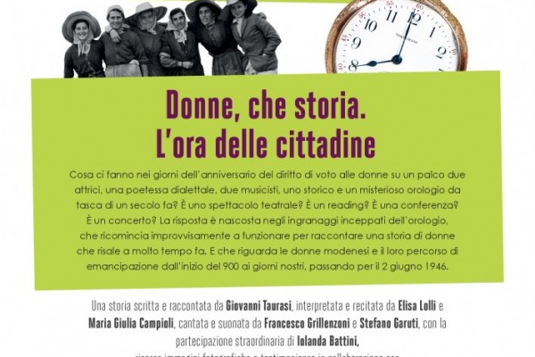 Donne, che storia. L'ora delle cittadine.